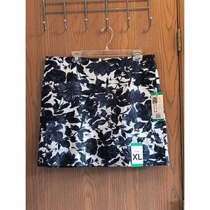 SC & CO Golf Tennis Skort Women's Extra Large Blue Floral Tennis Skort